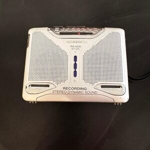 Y2K Panasonic RQ A200 Portable Radio Cassette Recorder Vintage Stereo- tested